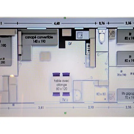 Campingplads Mobil-home - Clim, Tv, Lv, Ll - La Carabasse 4 Etoiles - Mh-a024 *